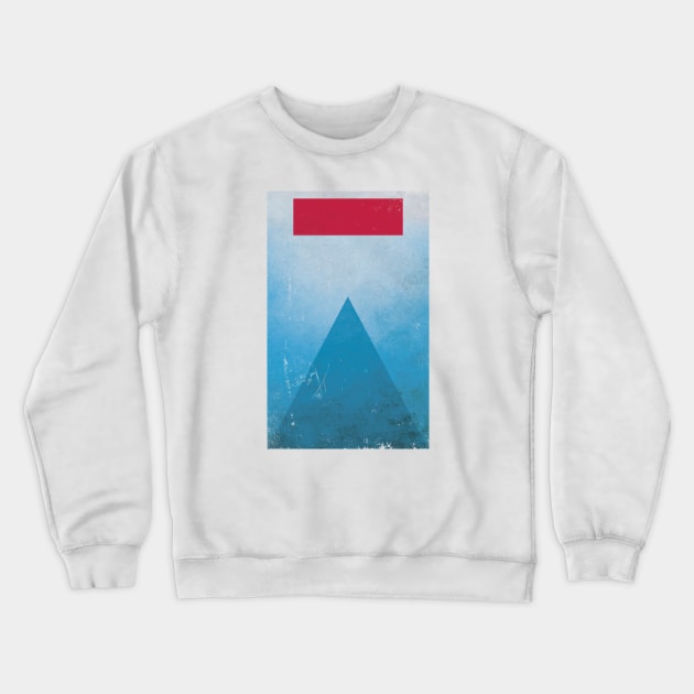 Minimalist Jaws Crewneck Sweatshirt by DinoMike